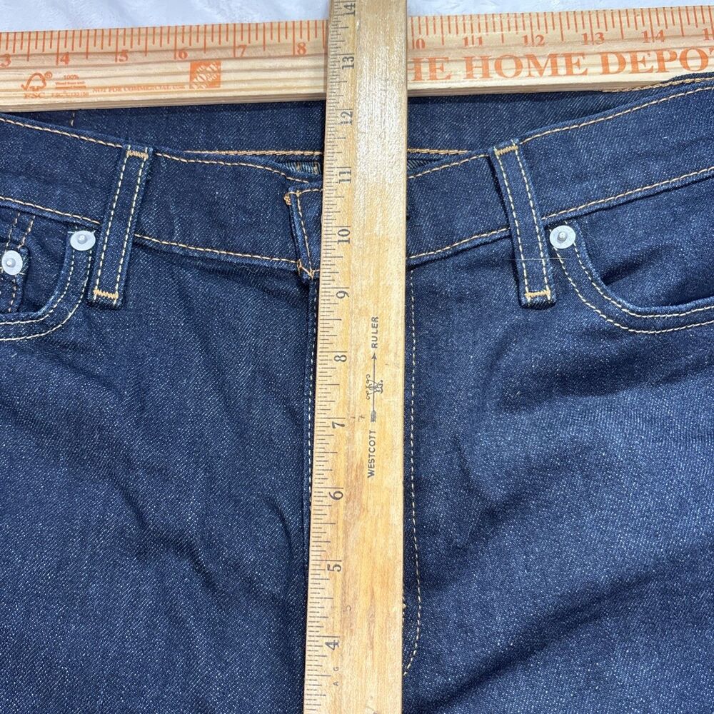 Levi’s 513 Men’s Denim Jeans 33x32 Blue Dark Circle R Tag Slim Straight Pants - Picture 8 of 10